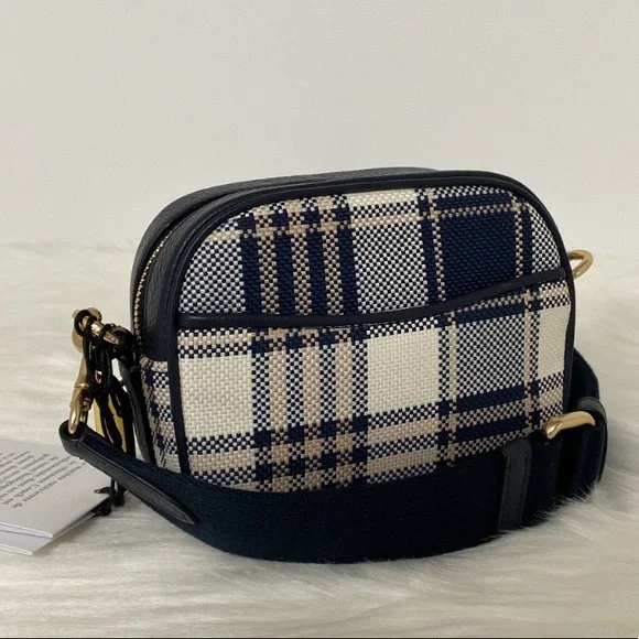 New๐Coach Mini Dempsey Camera Crossbody Bag And Coach Patch - Picture 4 of 10